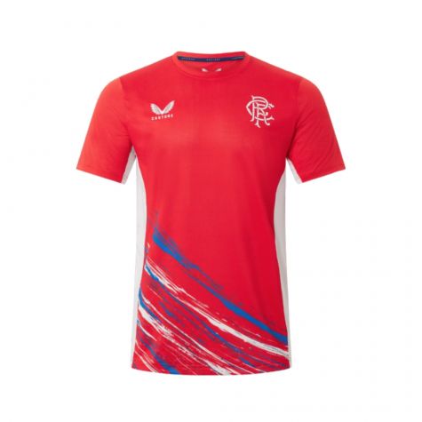 2022-2023 Rangers Matchday Short Sleeve T-Shirt (Red) (Your Name)