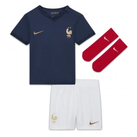 2022-2023 France Home Baby Kit (Infants) (Zidane 10)