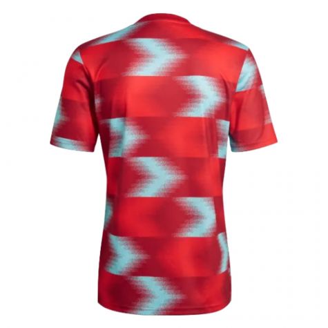 2022-2023 Colombia Pre-Match Shirt (Red) (LUIS DIAZ 7)