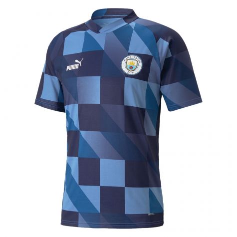 2022-2023 Manchester City Pre-Match Jersey (Blue-Navy) (Palmer 80)