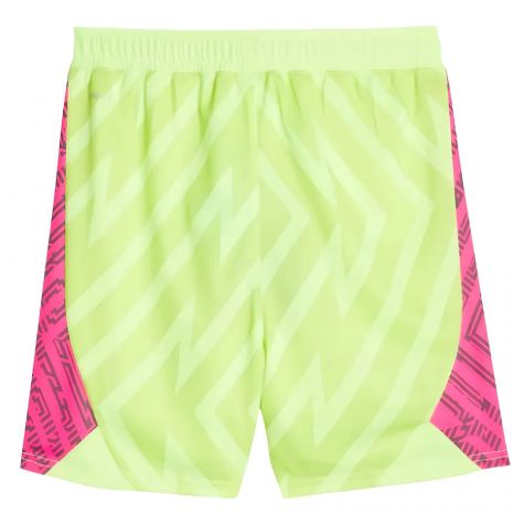 2023-2024 Man City Goalkeeper Shorts (Yellow) - Kids