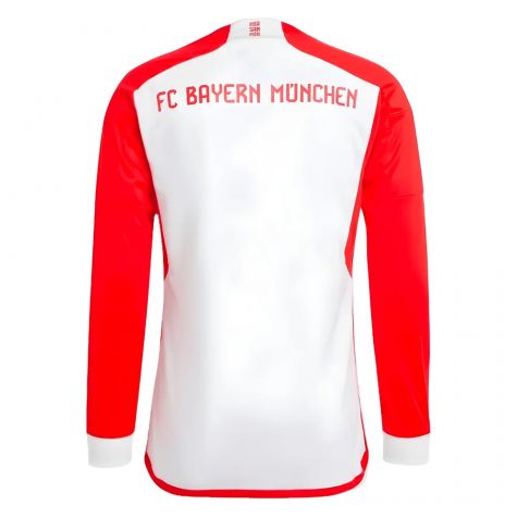 2023-2024 Bayern Munich Long Sleeve Home Shirt (Davies 19)