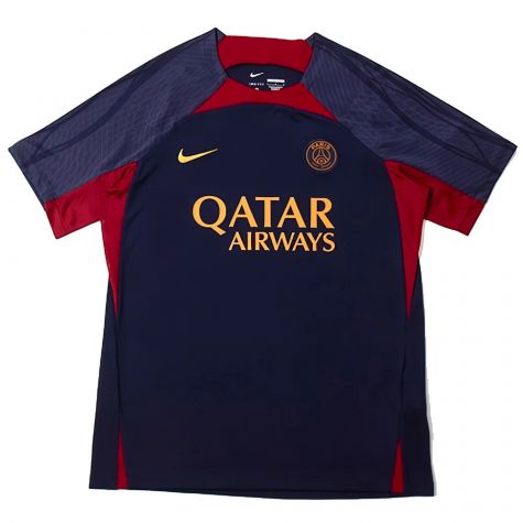 2023-2024 PSG Dri-Fit Strike Training Shirt (Navy) (Hakimi 2)