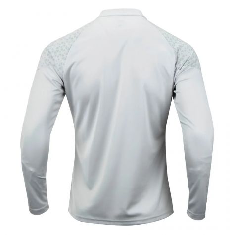 2023-2024 AC Milan Training Half Zip Top (Grey)
