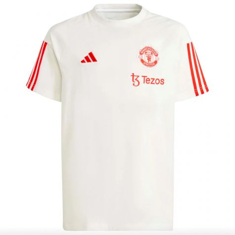 2023-2024 Man Utd Training Tee (White) - Kids (Antony 21)