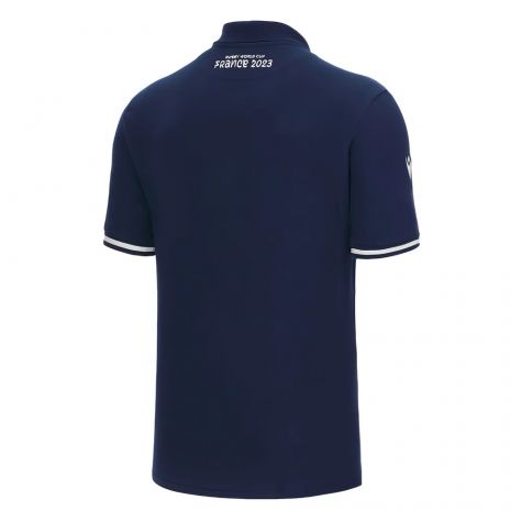 Scotland RWC 2023 Rugby Polo Shirt (Navy) - Kids