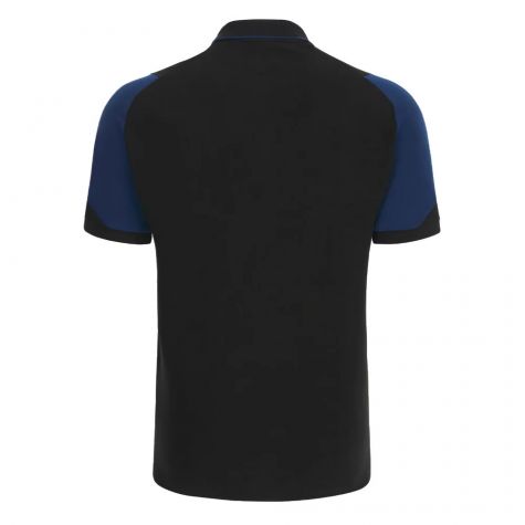 Scotland RWC 2023 Rugby Travel Polo Shirt (Black)