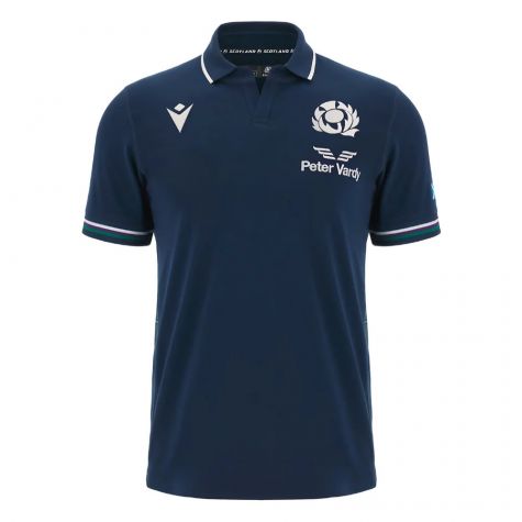 2023-2024 Scotland Home Cotton Rugby Shirt (Your Name)