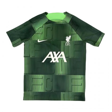 2023-2024 Liverpool Academy Pre-Match Shirt (Green) - Kids (Konate 5)