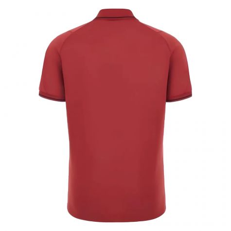 2023-2024 Wales Rugby Travel Polo Shirt (Red)