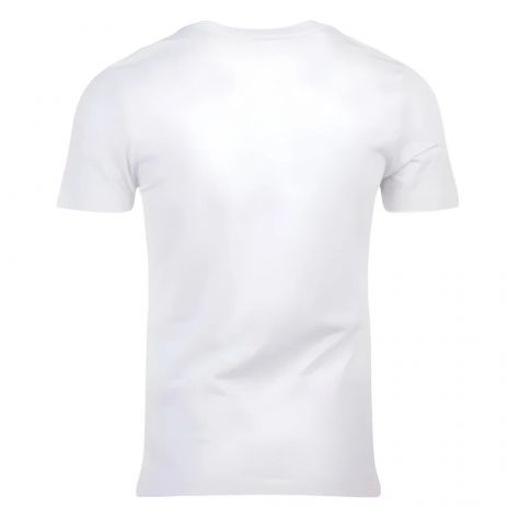 2023-2024 Liverpool Crest Tee (White) (Luis Diaz 7)