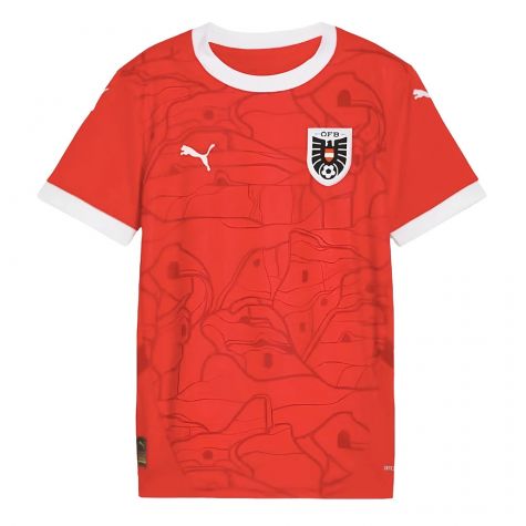 2024-2025 Austria Home Shirt (Kids) (Alaba 8)