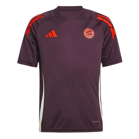 2024-2025 Bayern Munich Training Tee (Shadow Maroon) - Kids (Musiala 42)