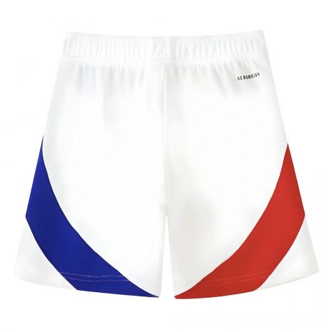 2024-2025 Olympique Lyon Home Shorts (White) - Kids