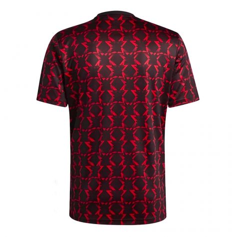 2024-2025 Man Utd Pre-Match Shirt (Black) (Toone 7)