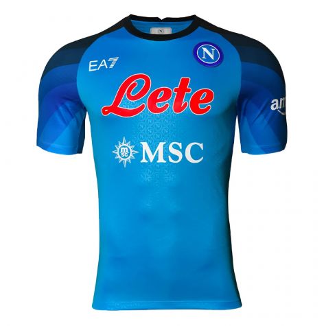 2022-2023 Napoli Home Authentic Shirt (Kvaratskhelia 77)