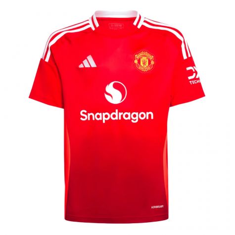 2024-2025 Man Utd Home Shirt (Kids) (Garnacho 17)