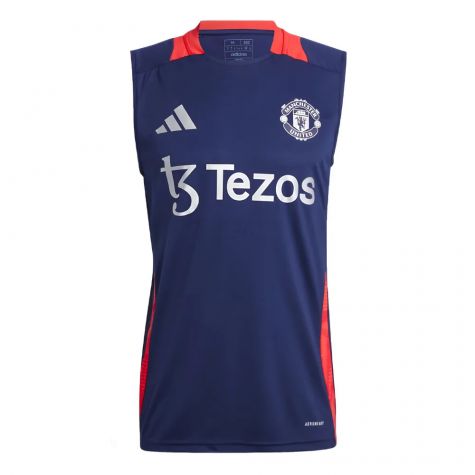 2024-2025 Man Utd Sleeveless Jersey (Night Indigo) (Hojlund 11)