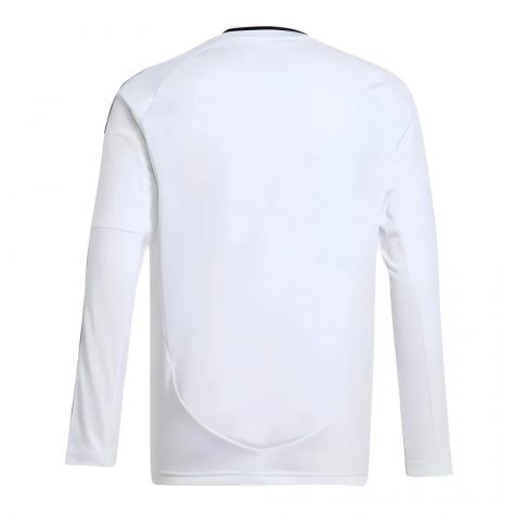 2024-2025 Real Madrid Long Sleeve Home Shirt (Kids) (Your Name)