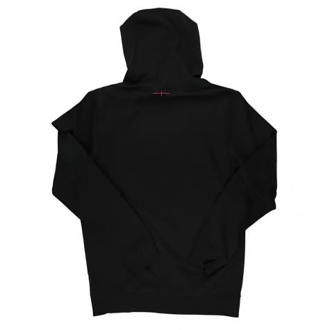 2024-2025 England Rugby Presentation Overhead Hoodie O2 (Black)
