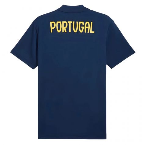 2025-2026 Portugal Casuals Polo Shirt (Persian Blue)