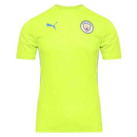 2024-2025 Man City Training Shirt (Yellow Glow) (Marmoush 7)