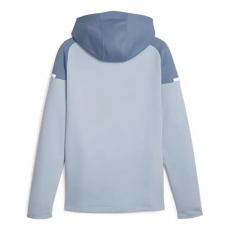 2023-2024 Man City Casuals Hooded Jacket (Blue Wash)