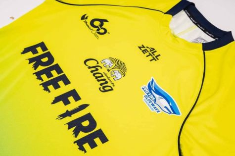 2021 Chonburi Bluewave Player Training Yellow Shirt