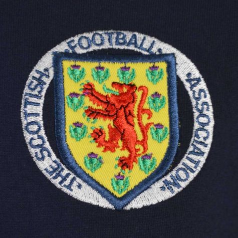 Scotland 1970's Zipped Hoodie - Navy