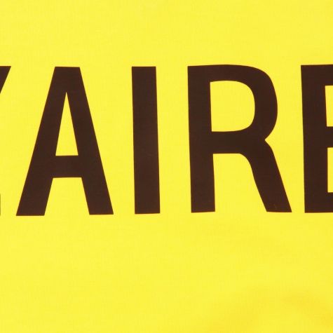 Zaire 1974 World Cup Yellow Retro Football Shirt