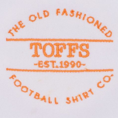 The Old Fashioned Football Shirt Co.- White/Orange Track Top