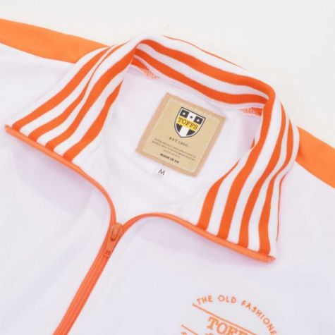 The Old Fashioned Football Shirt Co.- White/Orange Track Top
