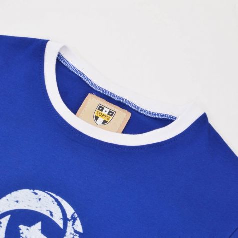 Italia T-Shirt - Royal/White Ringer