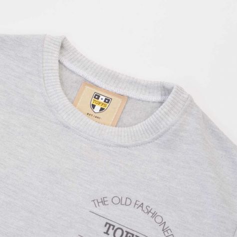 TOFFS:The Old Fashioned Football Shirt Co. -Light Grey Sweat