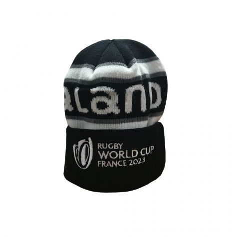 Rugby World Cup 2023 New Zealand Beanie - Black