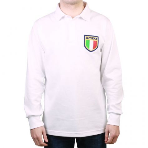 Italy 1975 Vintage Away Rugby Shirt