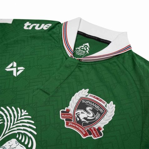 2020 Suphanburi FC Warrior Elephant Away Green Shirt