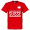 Switzerland Shaqiri Team T-Shirt - Red