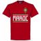 Morocco Ziyech 10 Team T-Shirt - Red