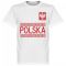 Poland Lewandowski 9 Team T-Shirt - White