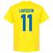 Sweden Larsson Team T-shirt - Yellow