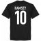 Wales Ramsey 10 Team T-Shirt - Black