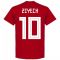 Morocco Ziyech 10 Team T-Shirt - Red