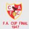 Charlton Athletic 1947 FA Cup Final Retro Football Shirt