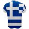 Greece Greek Flag Sublimated Sports Jersey (Kids)