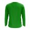 Turkmenistan Core Football Country Long Sleeve T-Shirt (Green)