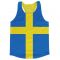 Sweden Flag Running Vest