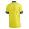 2020-2021 Sweden Home Adidas Football Shirt (LARSSON 7)