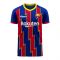 Catalonia 2025-2026 Home Concept Football Kit (Libero) (RONALDINHO 10)