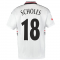 1999 Manchester United Away Football Shirt (SCHOLES 18)